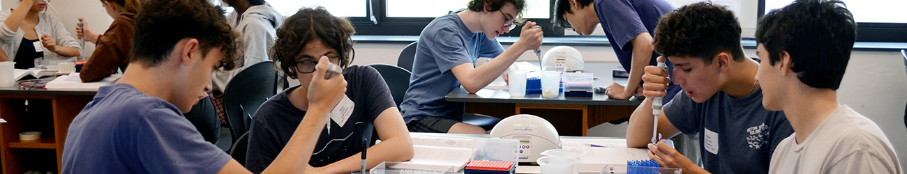 Students participant at DNALC NYC summer camps