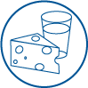 milk cheese illustration
